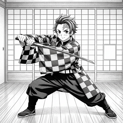 Cosplay Kamado Tanjirô Demon Slayer